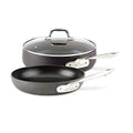 Hard Anodized Nonstick 2 Piece Fry Pan and Saute Pan Set L383