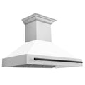 48 Inch Stainless Steel Range Hood with White Matte Shell N674234