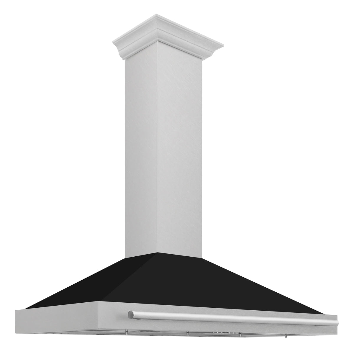 48 Inch Stainless Steel Range Hood with Black Matte Shell T981