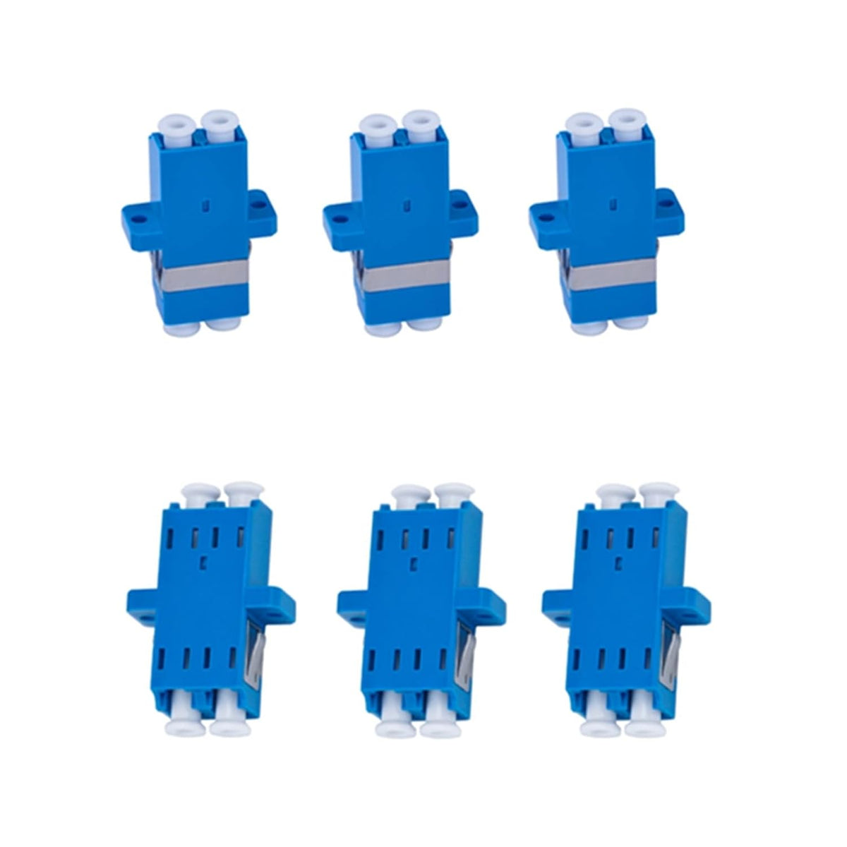 Fiber Optic Cable Adapter LC to LC Duplex 6 Pack G8484