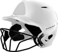 Youth Navy Gloss Finish Batting Helmet with Facemask V3458