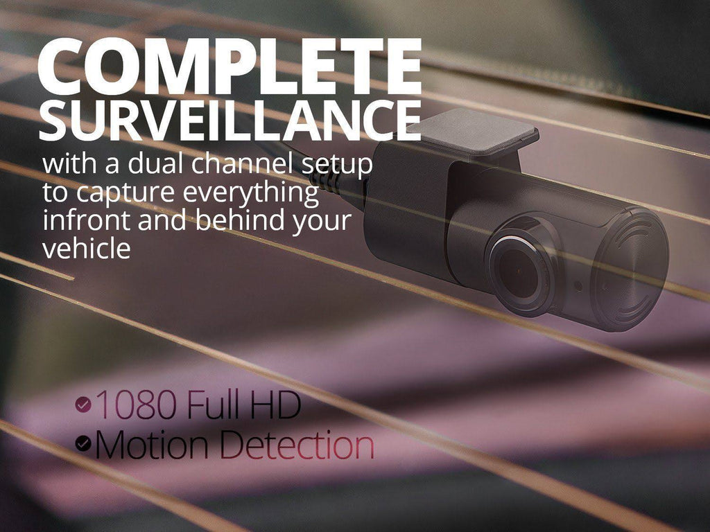 Dashcam with Rear View Camera with 32GB microSD Card D9873