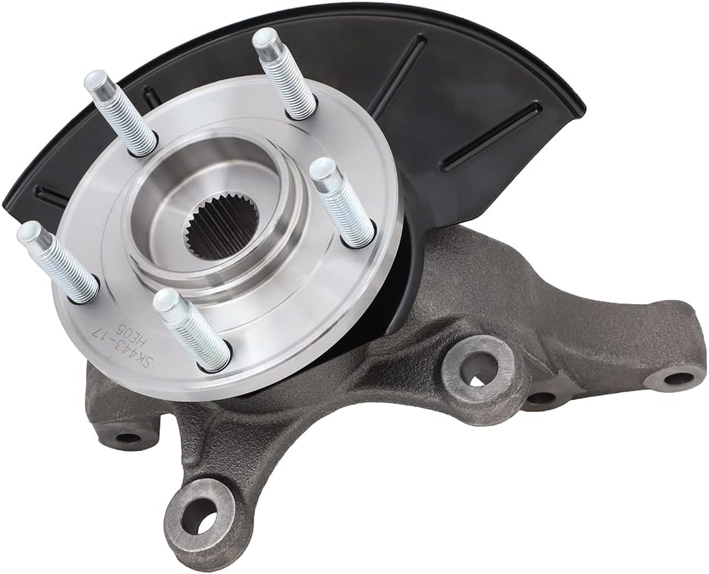 Steering Knuckle and Hub Bearing Assembly Front Right Passenger E148770