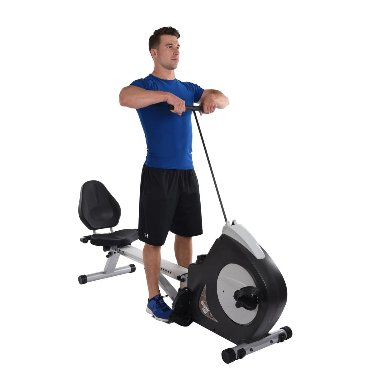 2 in 1 Recumbent Exercise Bike and Rower Machine N8719