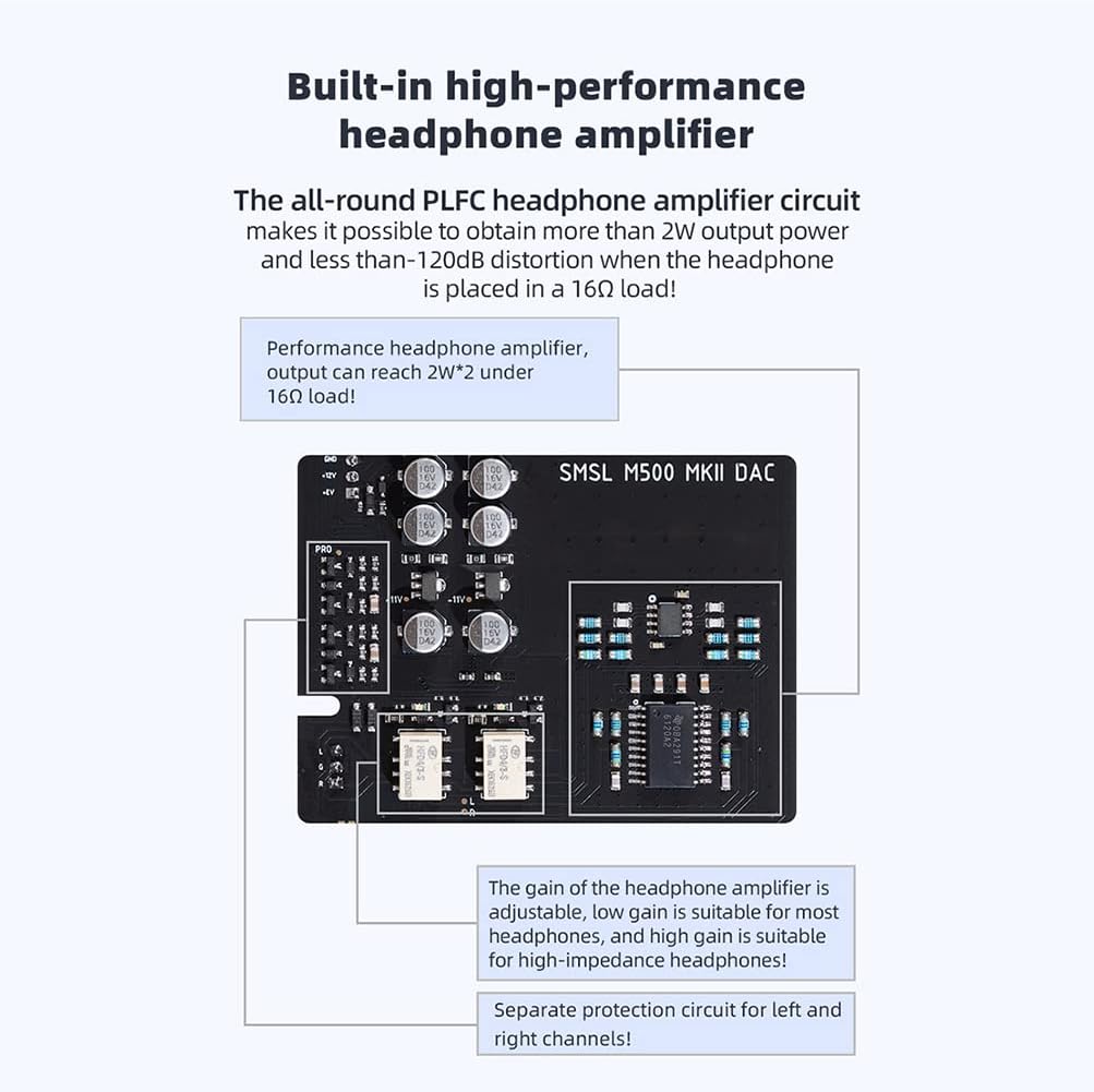MQA DAC Headphone Amplifier Decoder X364