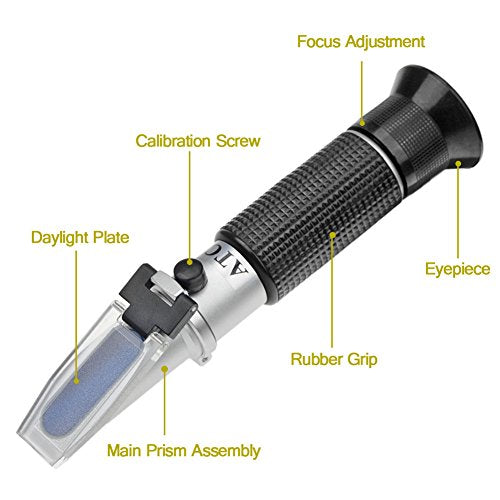 ATC Dual Scale Brix Refractometer A9198