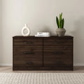 6 Drawer Dark Walnut Dresser R797325