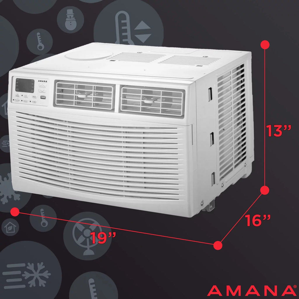 8,000 BTU Window-Mounted Air Conditioner with Remote Control M653959