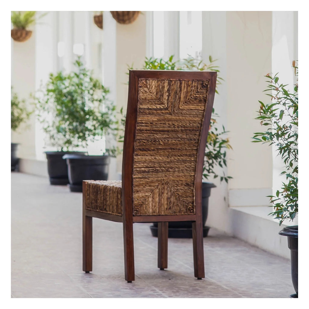 Brown Mahogany Dining Chair Z651457