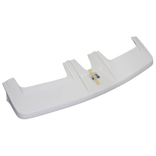 White Fiberglass Cab Visor F122