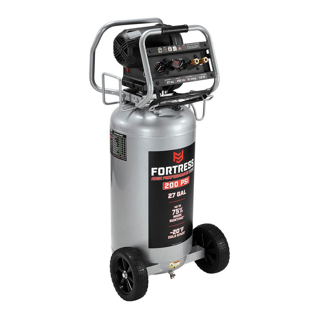 27 Gallon 200 PSI Oil-Free Vertical Air Compressor U688555