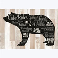 Wood Wall Plaque O124167