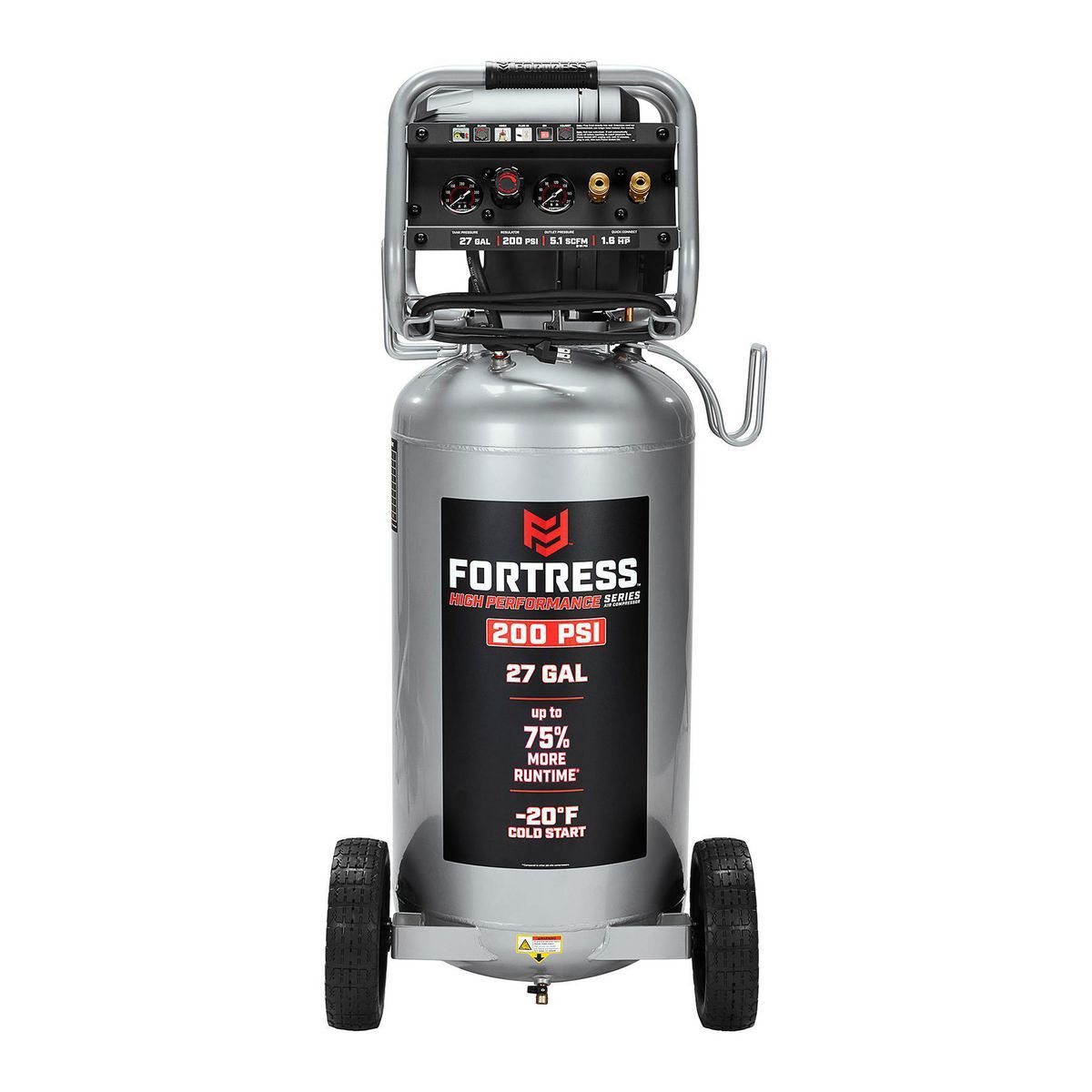 27 Gallon 200 PSI Oil-Free Vertical Air Compressor U688555