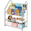 Grey Metal Kids Bookshelf 32 in Y421