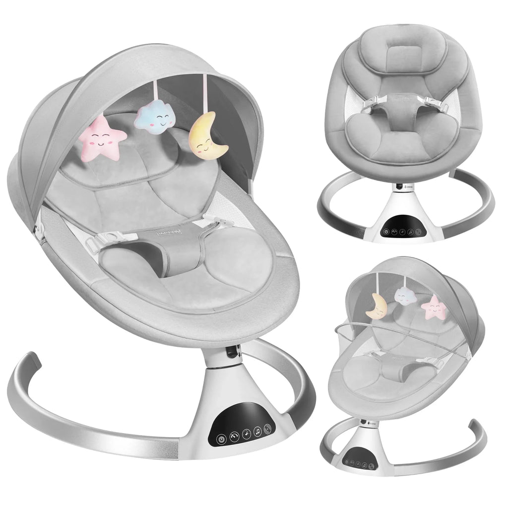 Pink Electric Baby Swing Q9932