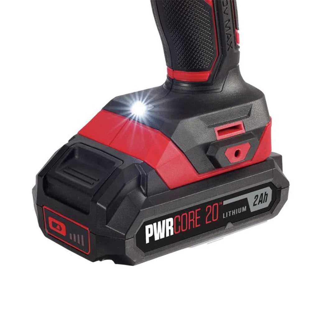 20V 1/2'' Drill Driver Kit with 2.0 Ah Lithium Battery & Charger K555