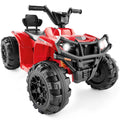12V Kids Ride-On ATV Quad with LED Lights, Black V6313