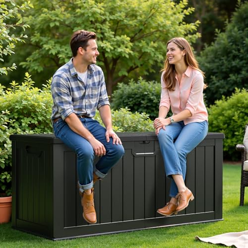 120 Gallon Waterproof Resin Deck Box E867