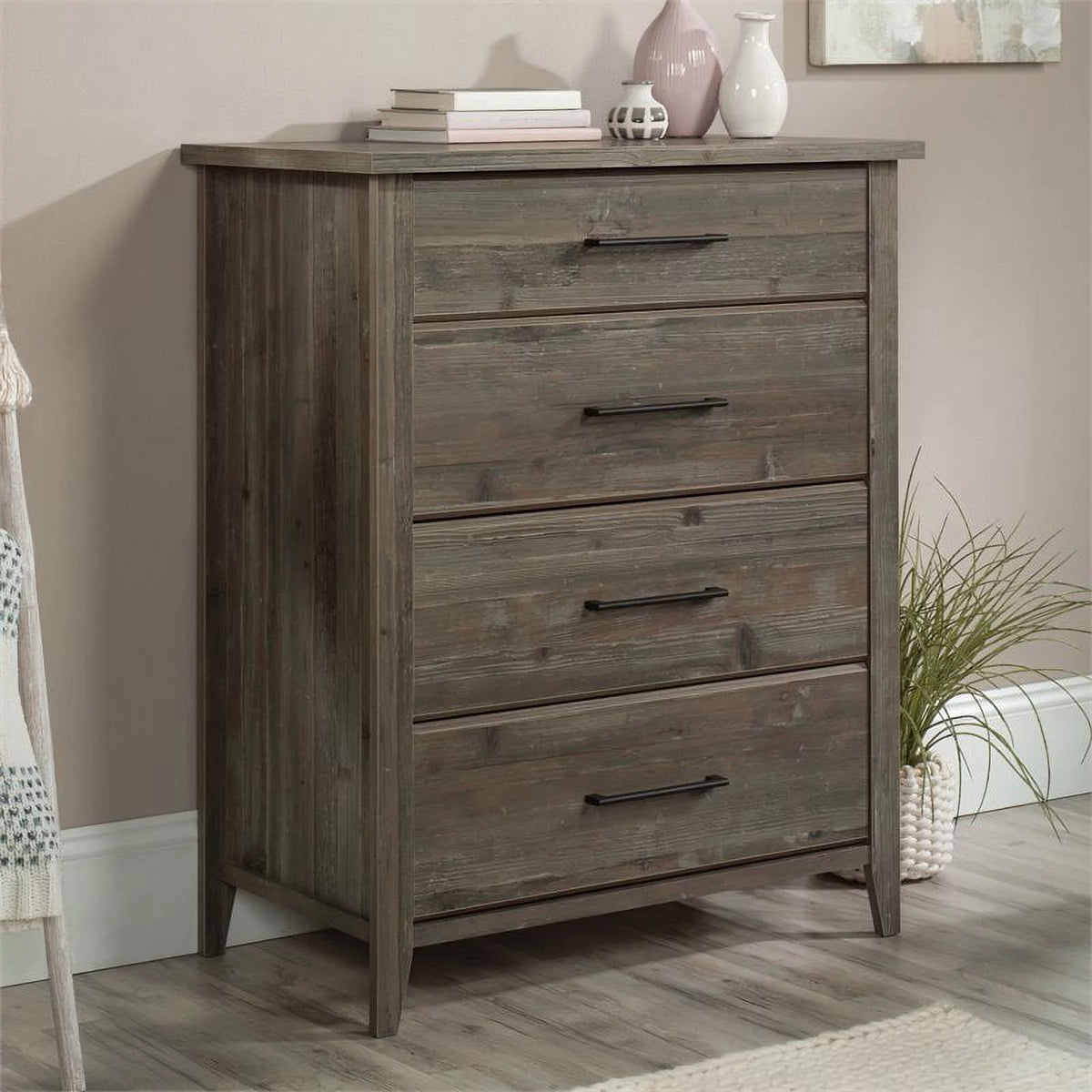 Engineered Wood 4-Drawer Bedroom Chest T30011