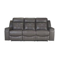 Dark Gray Reclining Sofa C7733