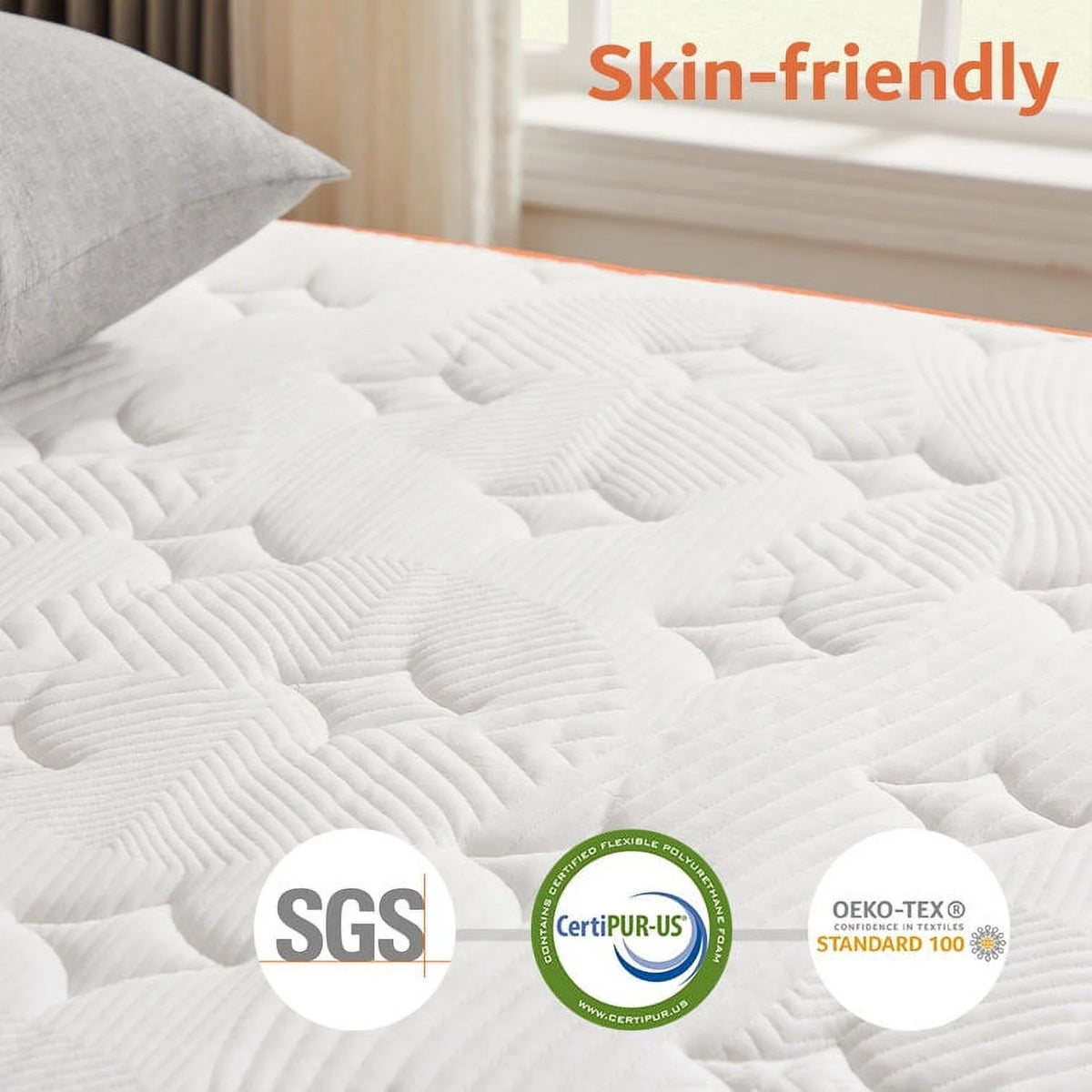 10 Inch Gel Memory Foam Innerspring Hybrid Twin Mattress Q9217