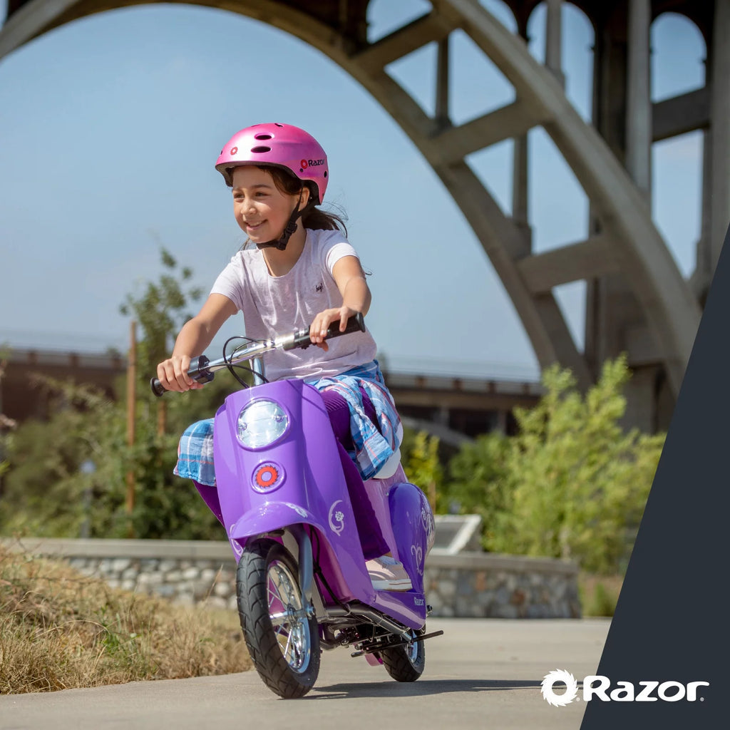 Purple Electric Scooter M2640