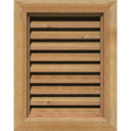 Unfinished Functional Rough Vertical Gable Vent O241