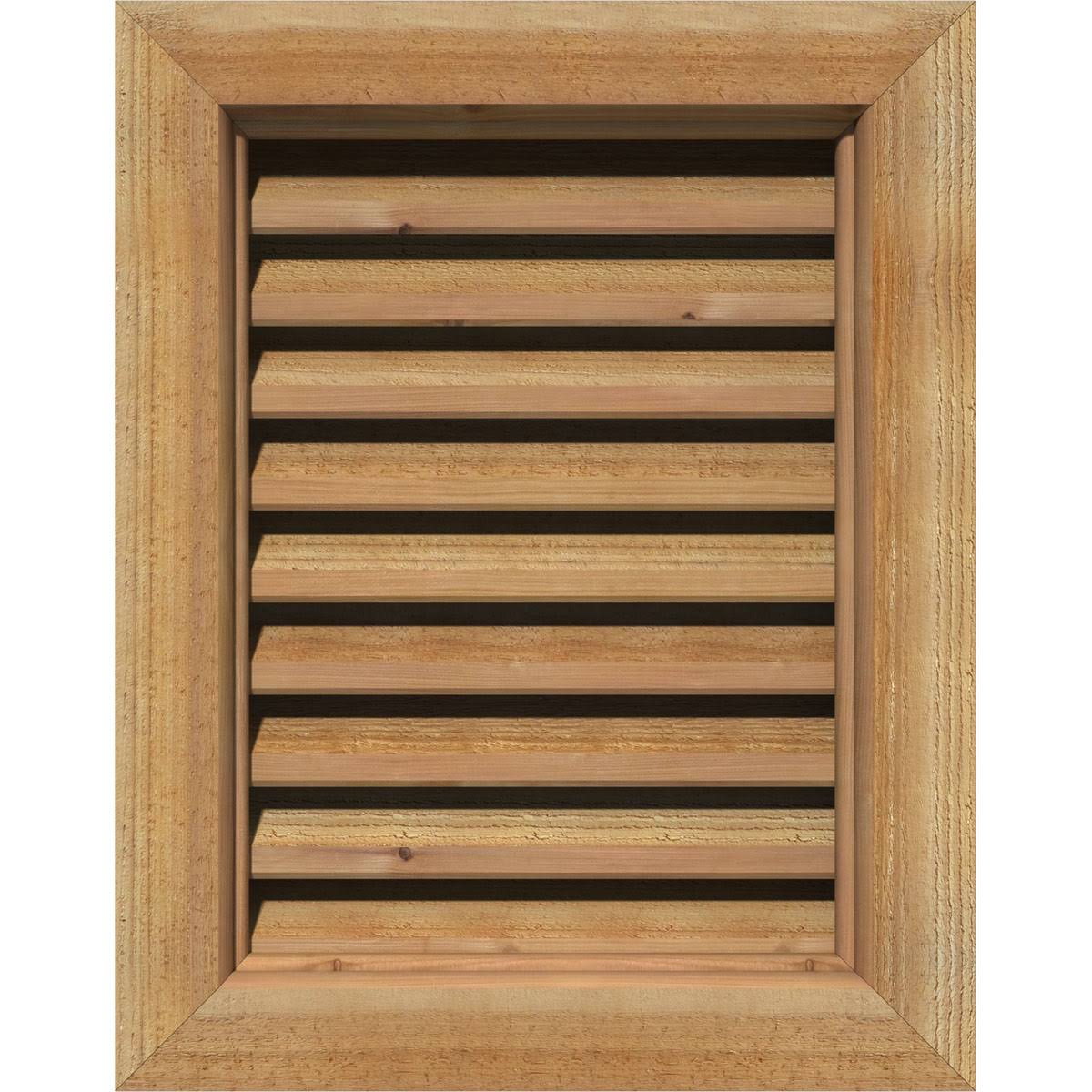 Unfinished Functional Rough Vertical Gable Vent O241