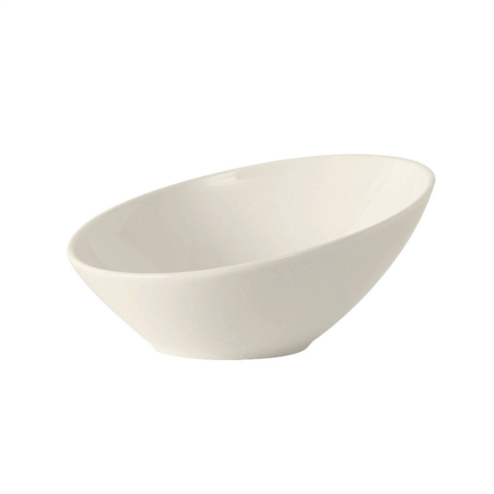 10 1/2 oz Slant Bowl Pearl White Case of 12 O87983