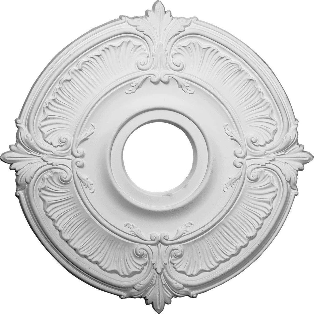 Hand-Painted Black Ceiling Medallion Y319