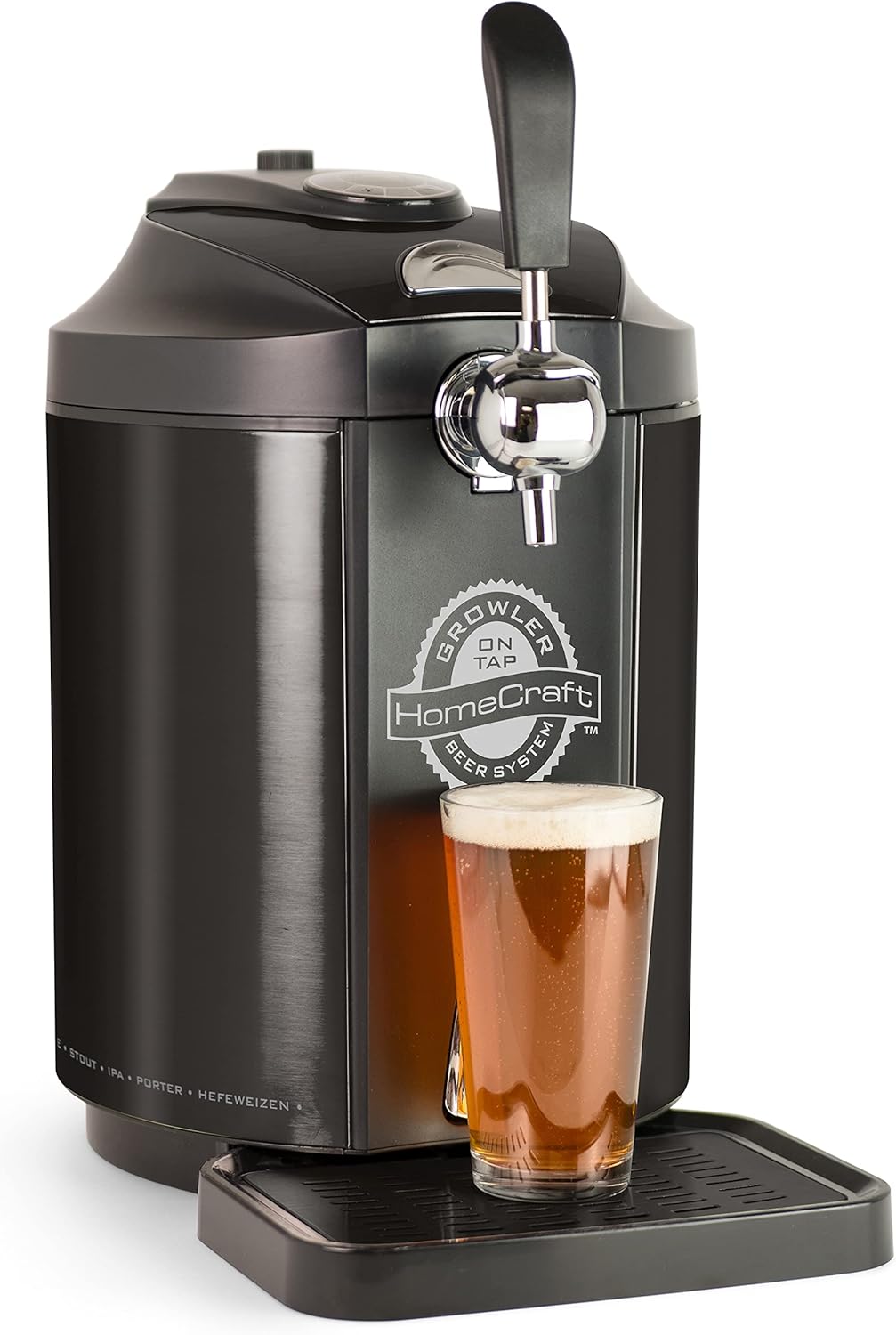 Black Stainless Steel Tap Beer Cooling System Kegerator W353