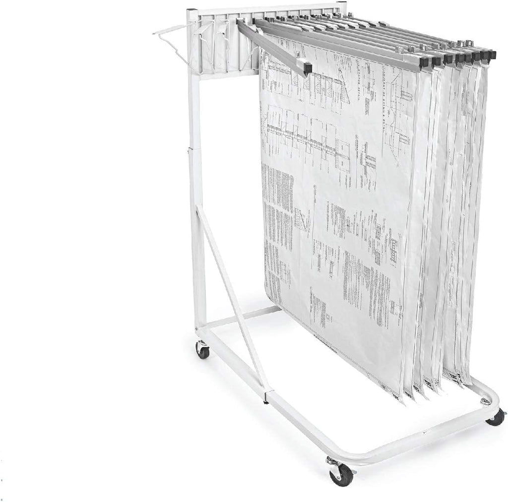 Vertical Blueprint Storage Rack and Plans Holder A60263