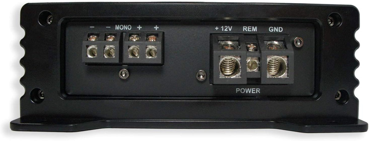 Black Dual 10 Sub Box Enclosure & Amp Y970
