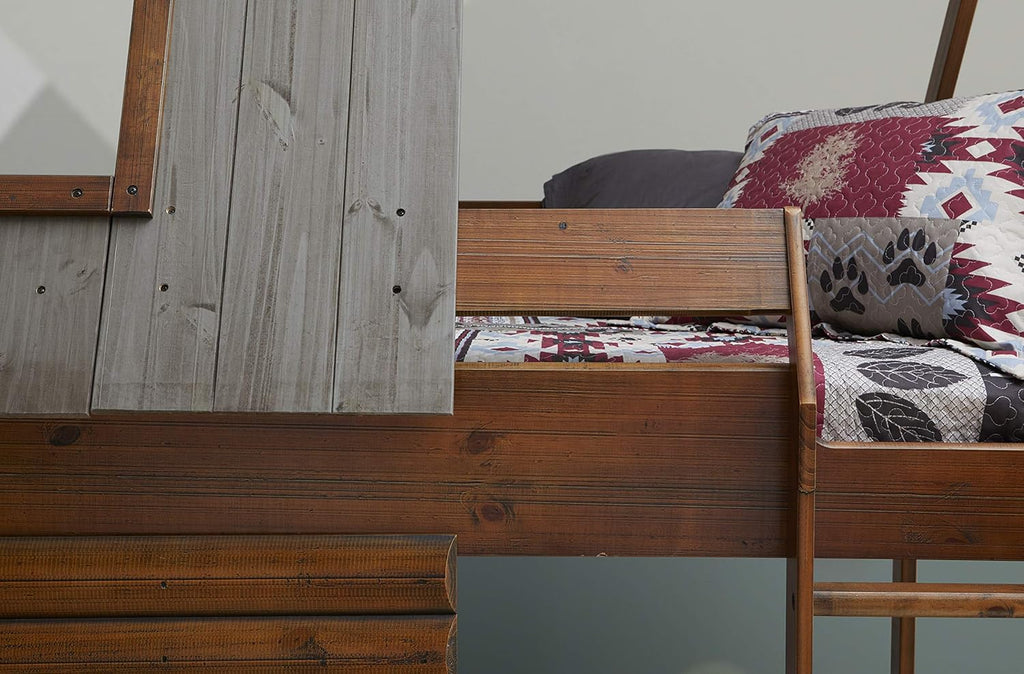 Twin Bunk Beds with Ladder X948046
