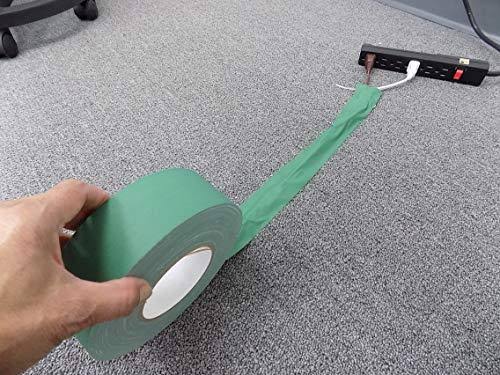 Green Low Gloss Gaffer Tape 2 in. x 60 Yards Pack of 24 L724