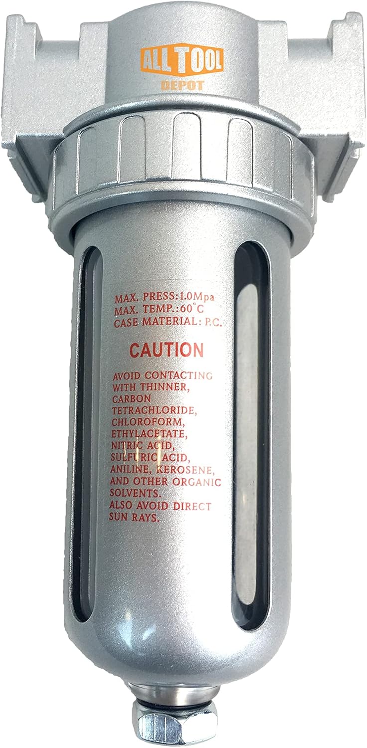 3/4 NPT Compressed Air In Line Filter Dryer Moisture Water Separator Pack of 2 U591