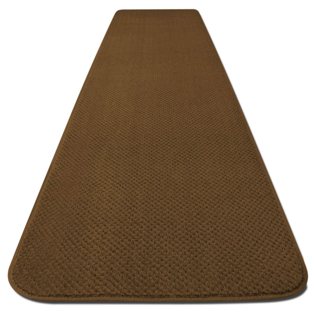 Bronze Gold 8 ft. x 48 in. Skid-Resistant Carpet Runner E333