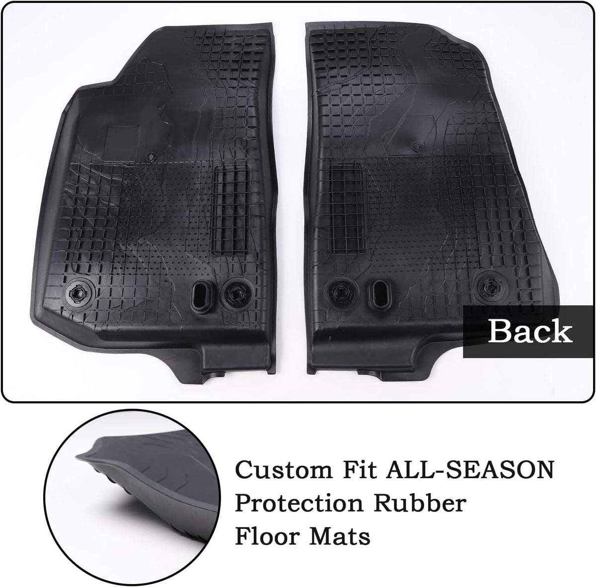 Front and Back TPE Floor Mats Pack of 2 U19483
