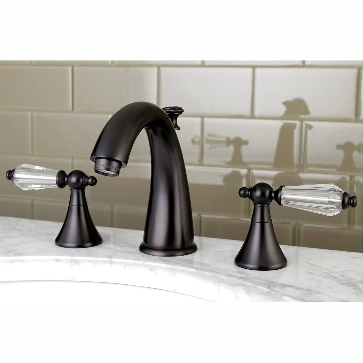 8x22 Widespread Bathroom Faucet Oil Rubbed Bronze V6582