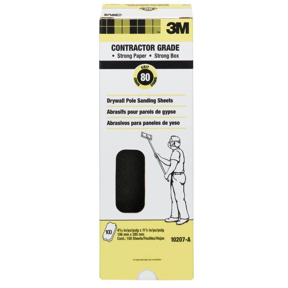 80 Grit Drywall Sanding Sheets 100-Pack G278744
