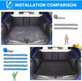 2 Rows & Cargo Liners Set All-Weather Rubber Car Floor Mats O435865