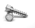 #10-16 x 3/8 Sheet Metal Screw Hex Head Zinc Plated K658649