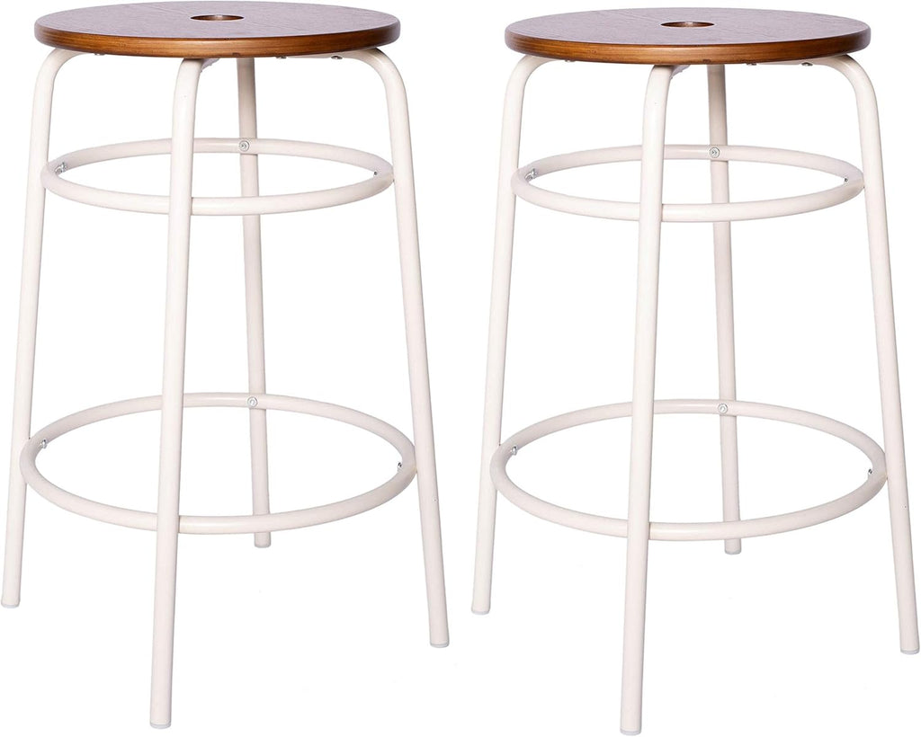 Black Metal Barstool Set of 2 E6588