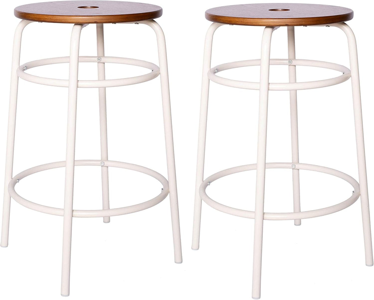 Black Metal Barstool Set of 2 E6588