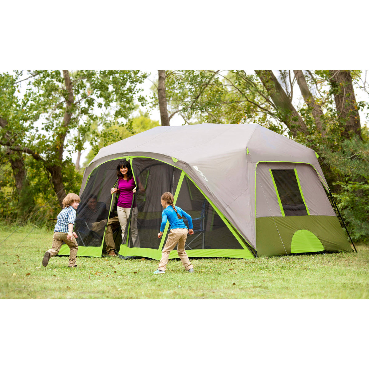 9 Person 2 Room Cabin Tent with Screen Room W39235