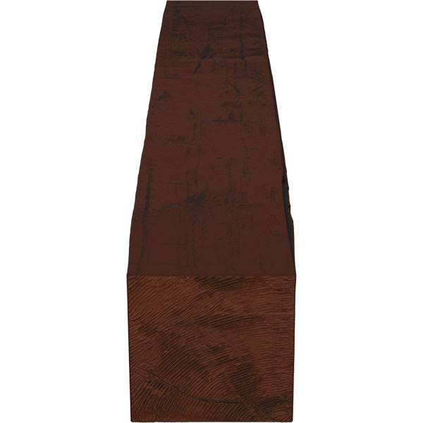 Hand Hewn Faux Wood Fireplace Mantel H7917