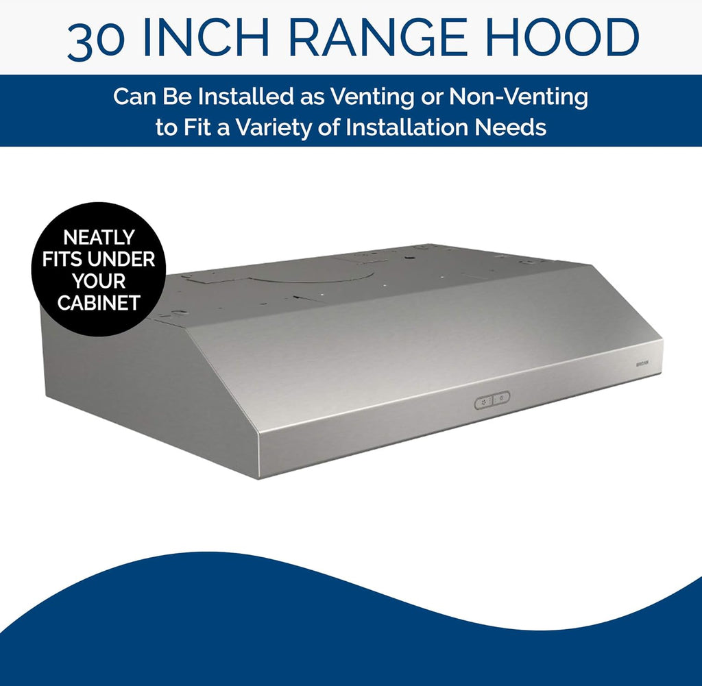 Stainless Steel Convertible Range Hood M9763