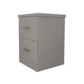 2-Drawer Vertical Filing Cabinet White R61694