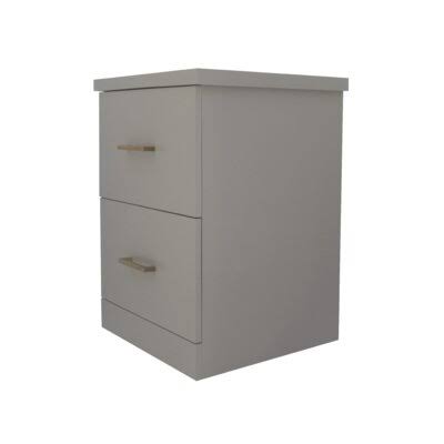 2-Drawer Vertical Filing Cabinet White R61694