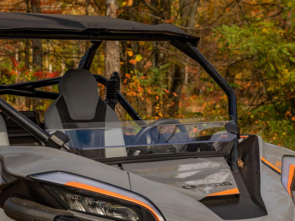 Clear 1/4 Polycarbonate Half Windshield Z87923